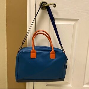 Campo Marzio Roma 1933 Briefcase Navy Blue Business Bag